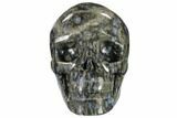 Carved Que Sera Stone Skull #118100-2